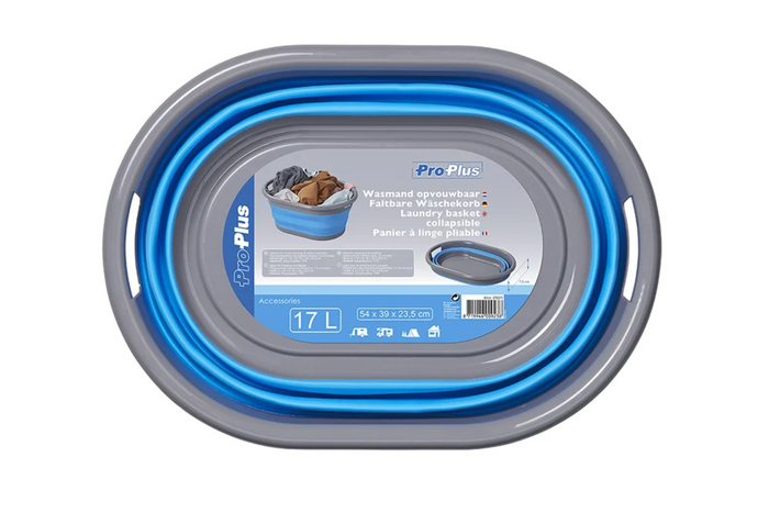 Panier à linge pliable ProPlus 370311 pour camping-car et voyage, 17 L
