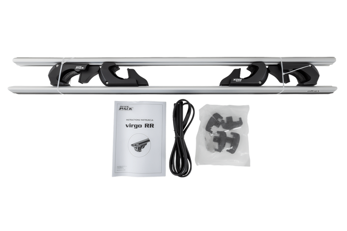 Barres de toit Inter Pack Virgo RR 120 (G2) pour rails ouverts