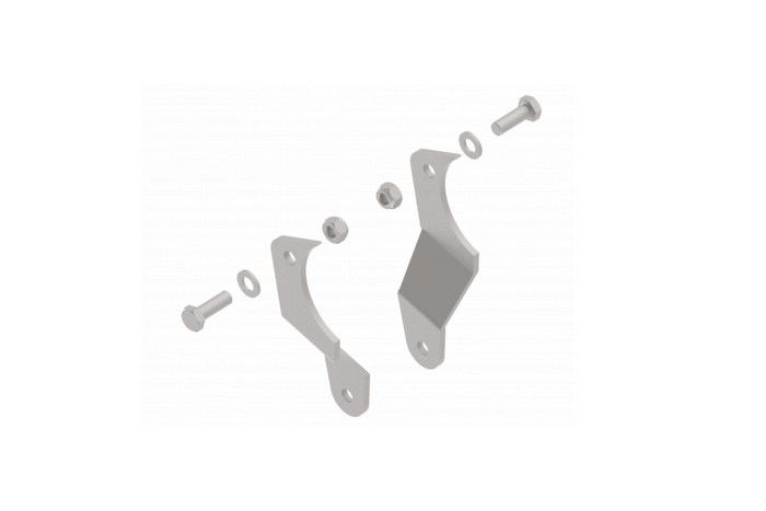 Supports de montage d'amortisseurs KNOTT P290037701 pour essieux freinés VGB8-18 A-36