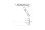 Stabilisateur d'angle extensible ProPlus 361506 pour remorque de 1100 kg, 495 mm