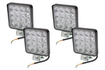 Lot de quatre lampes de travail LED avec réflecteur HERMON EL042 16xLED 3840lm