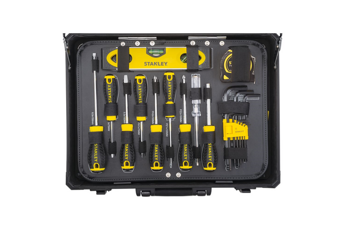 Kit d'entretien STANLEY STMT98109-1, mallette à outils, 142 pièces.