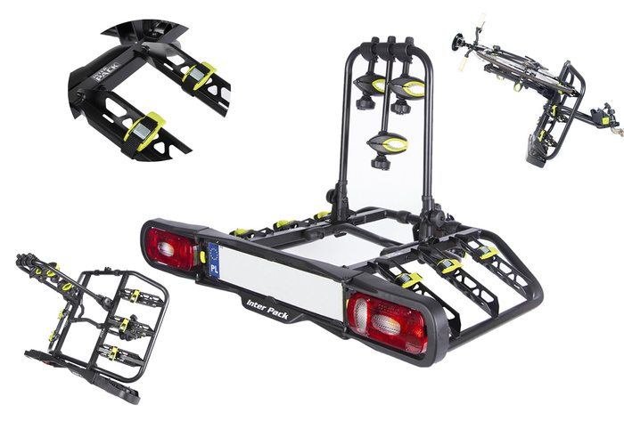 Porte-vélos Inter Pack Trio pour attelage 13 broches