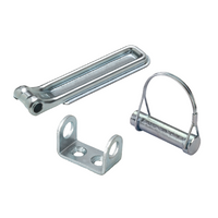 Charnière latérale avec poignée et boulon WINTERHOFF BSCH 10-17-220+BSCHG 10-17-B+BSCHG 10-17-B montage latéral de remorque complet