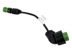 Adaptateur à baïonnette 5 broches / connecteur coudé ASS2 7 broches ASPÖCK adaptateur droit