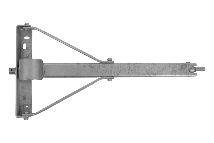 Stabilisateur d'angle extensible KNOTT 6X1197.007 pour remorque 1100 kg, 498 mm