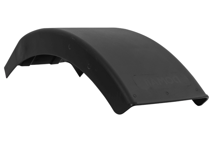 Demi-garde-boue pour remorque DOMAR DR1012202 passage de roue 384/200mm gauche