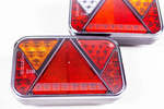Feux arrière LED FRISTOM + faisceau MANTES 4m 7PIN