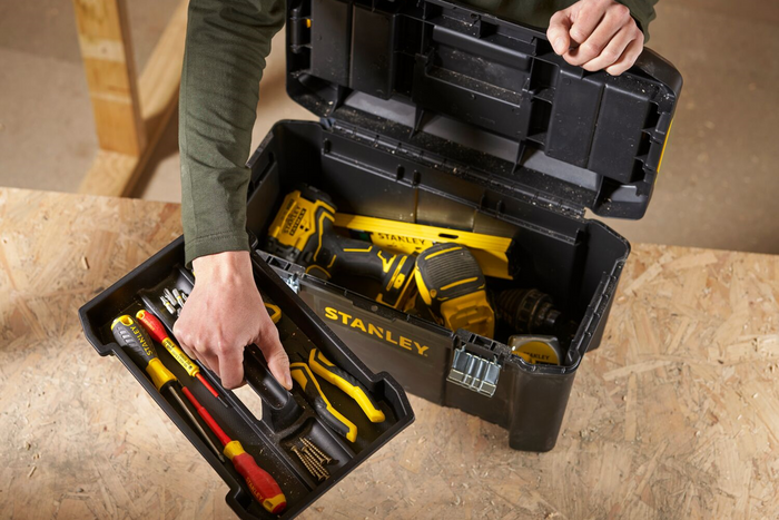 Caisse, boîte à outils STANLEY ESSENTIAL STST1-75521, 480x250x250mm, 16,8l