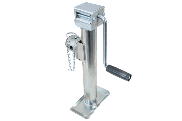 Béquille, support avec manivelle UNITRAILER TJ5001 pour remorque 1300 kg