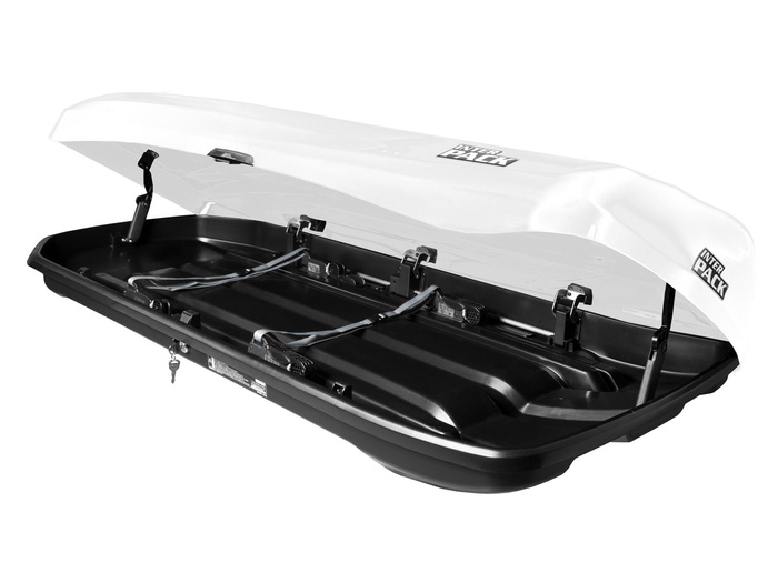 Coffre de toit Inter Pack Skugga L 660, blanc brillant