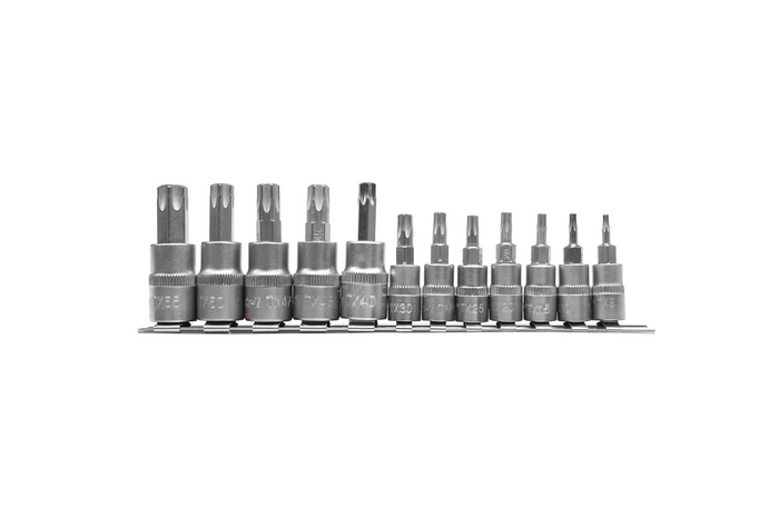 Jeu de douze clés TORX sur rail YATO YT-04331