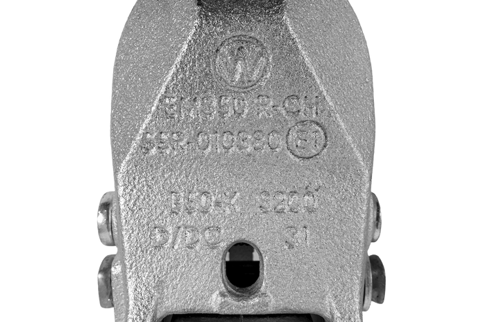 Attelage à boule WINTERHOFF WW 350-RCH-1616 pour remorque de 3500 kg avec timon tubulaire de 60 mm, en fonte