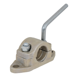 Support de roue en fonte KNOTT B48C6 pour tuyau ondulé de 48 mm