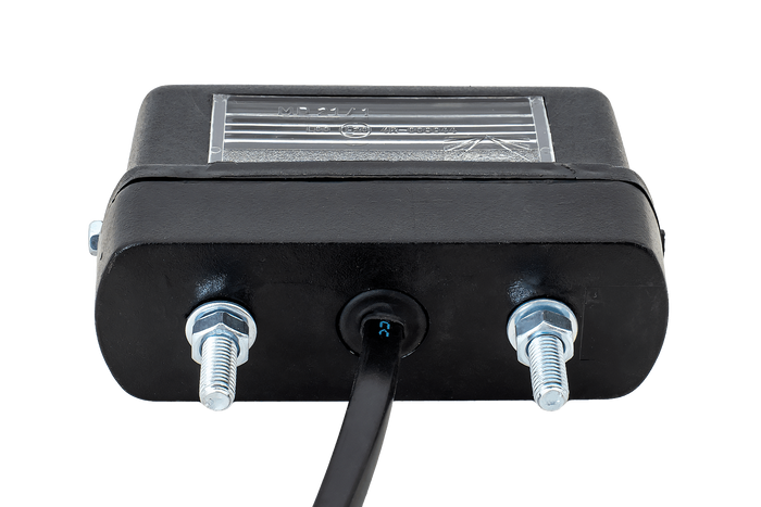 Éclaireur de plaque Aspöck Regpoint petit 12V DC/0,8m