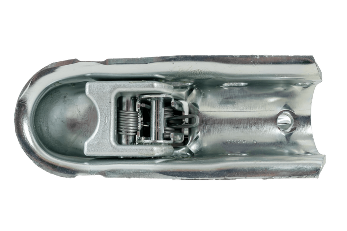 Attelage à boule STEELPRESS BC-3000.1D-00-00 pour remorque de 3000 kg avec timon tubulaire de 50 mm