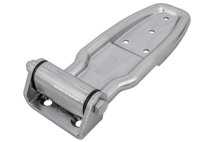 Charnière latérale avec support de montage STEELPRESS HB-01.270-02+UH-01 montage latéral complet de la remorque