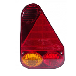  Feu arrière à baïonnette ASPÖCK EARPOINT III, 5 broches, 4 fonctions, montage à droite