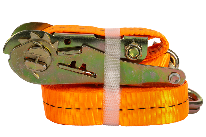 Courroie de transport orange UNITRAIER 6 m/25 mm/1 t avec tendeur
