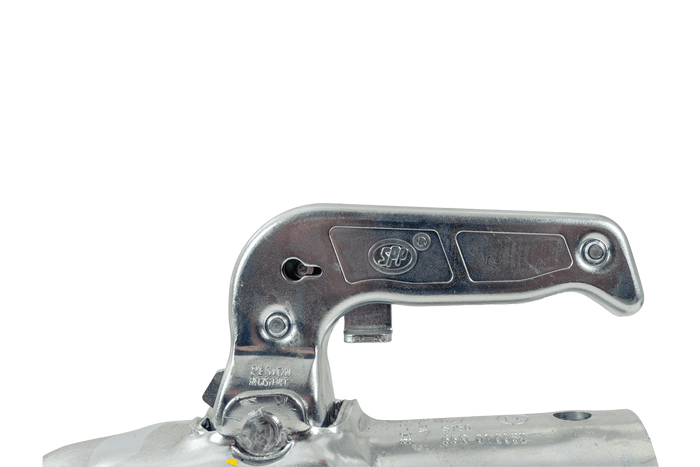 Attelage à boule STEELPRESS BC-3000.1D-00-00 pour remorque de 3 000 kg avec timon tubulaire de 50 mm