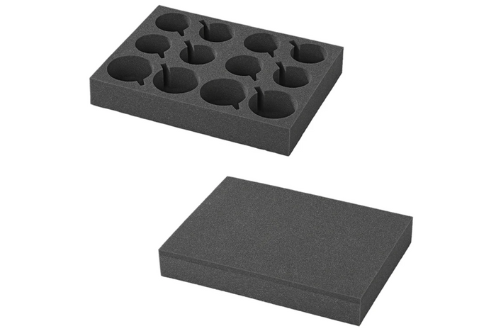ProPlus 761472PM Porte-gobelets et verres pour camping, mousse souple, peut contenir 12 gobelets