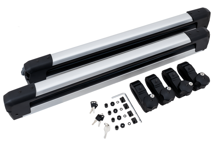 Inter Pack Frostline 6 - support extensible en aluminium pour 6 paires de skis ou 4 snowboards