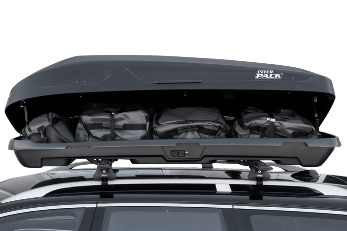Coffre de toit Inter Pack Monsun PRO L, noir mat