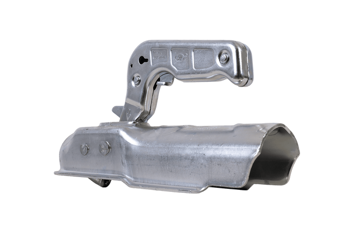 Attelage à boule STEELPRESS ZSK-0750C pour remorque de 750 kg avec timon tubulaire de 50 mm