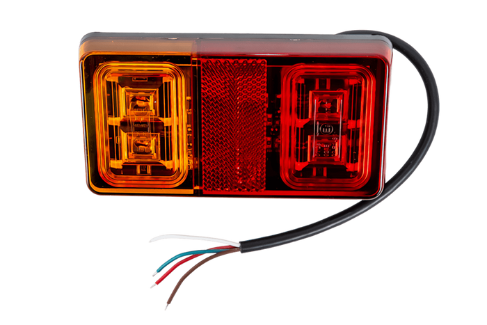 Feu arrière TT TECHNOLOGY TT.12029 LED, 4 fonctions universel