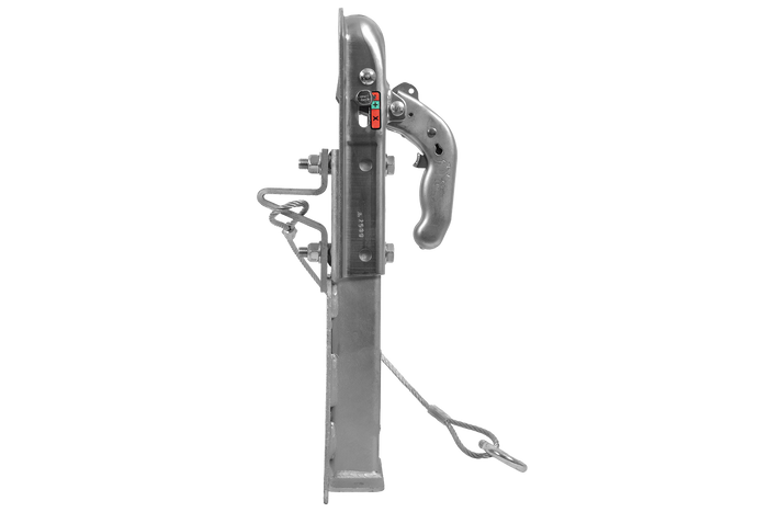 Attelage à boule KNOTT KQ14-A+KZE7.5 pour remorque de 1400 kg avec timon en V
