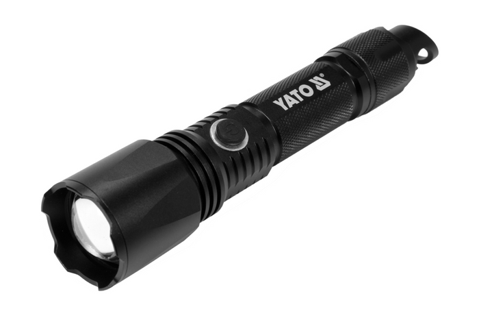Lampe torche multifonction YATO YT-085609 LED 900 lm, batterie externe, ouvre-bouteille, marteau de secours