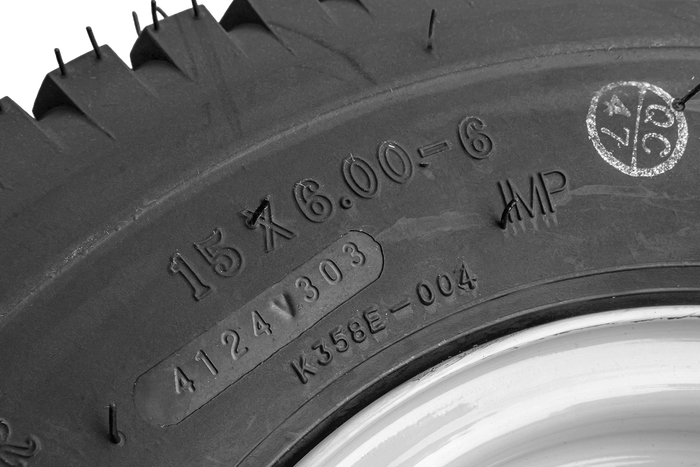 Pneu KENDA 15x6.00-6, jante STARCO 4.5Ax6H2 3x98