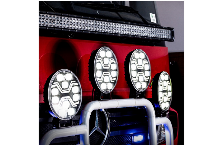 Lampe de travail, réflecteur LED KAMAR X-SPIDER TOXIC L3440, 10xLED, 80W