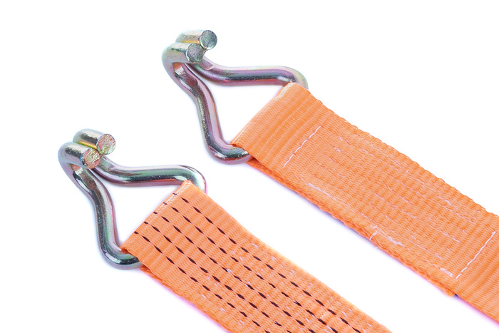 Courroie de transport orange UNITRAIER 4 m/50 mm/5 t avec tendeur