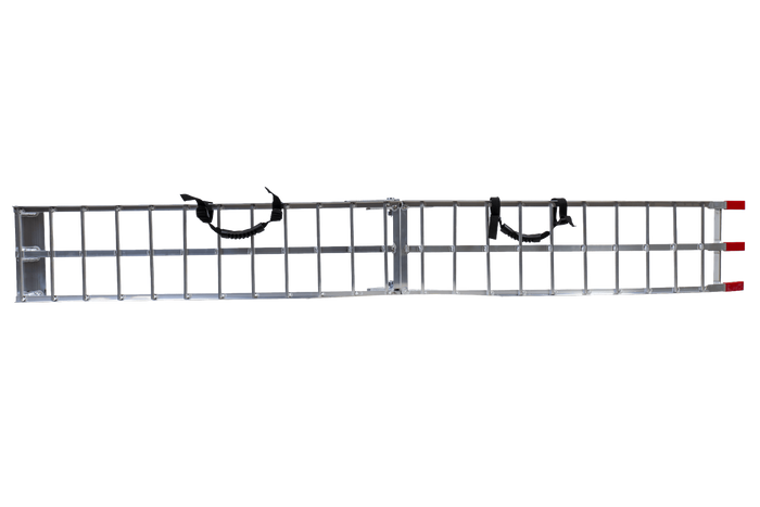 Rampe pliable UNITRAILER ALR002 en aluminium pour remorque, 221 cm, 340 kg, avec sangle