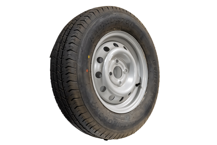 Pneu de remorque OUTLET LINGLONG 165/80 R13C 96/94N, jante UNITRAILER 4Jx13&quot;H2 4x100 ET:30