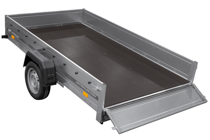 Remorque à un essieu sur ressorts 264x150 UNITRAILER GARDEN 265/R KIPP