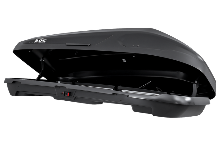 Coffre de toit Inter Pack Monsun PRO L, noir mat