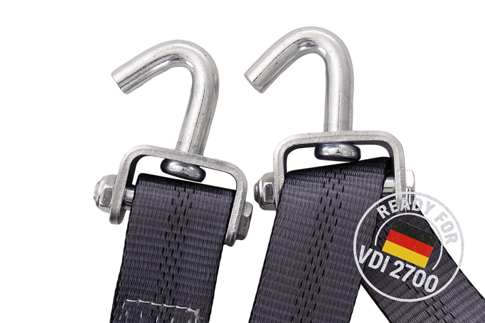 Sangle de transport, d'arrimage pour dépanneuse HEFFA CARLINE 130 pour roues 5 m/50 mm/5 t VDI 2700