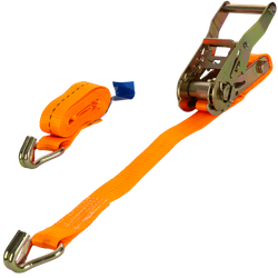 Courroie de transport orange UNITRAIER 2 m/25 mm/1 t avec tendeur