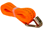 Ensemble de quatre courroies de transport UNITRAILER 3m/35mm/2t orange avec tendeur