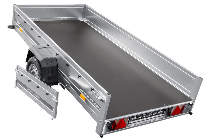 Remorque sur ressorts 264x125 UNITRAILER GARDEN 264/R KIPP