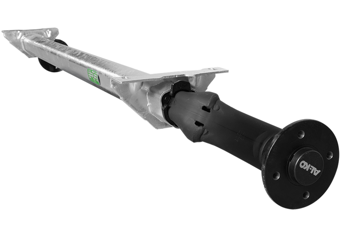 Essieu non freiné AL-KO OPTIMA pour remorque 750kg 1500mm 1820mm 4x100