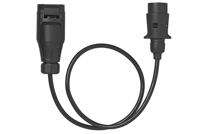 Câble adaptateur ProPlus pour prise d'attelage de remorque 7/13 broches, 80 cm