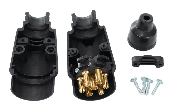 Prise KAMAR à 7 broches pour attelage de remorque