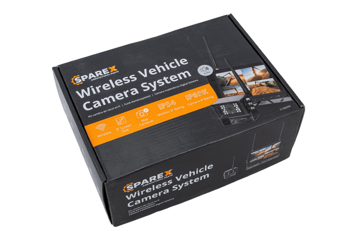 Système de recul sans fil SPAREX S.166339, moniteur 9" + caméra