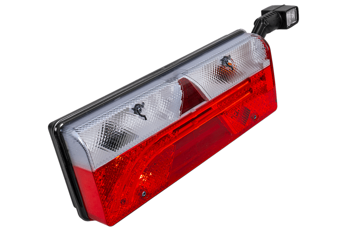 Feu arrière à baïonnette LED ASPÖCK EUROPOINT III 7 broches ASS2 avec avertisseur sonore et 7 fonctions (côté droit)