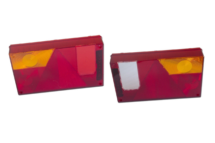 Cabochons feux arrière ASPÖCK MULTIPOINT I, gauche + droit