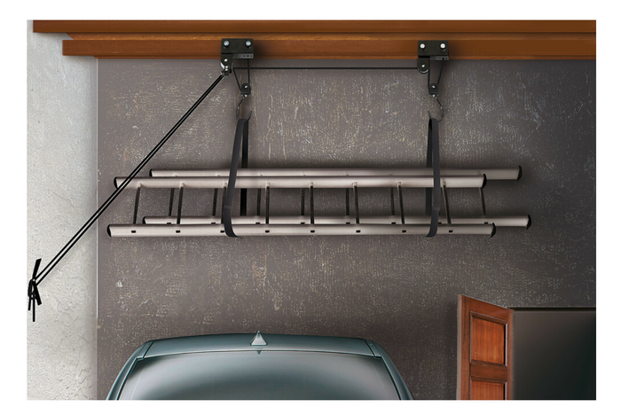 Support de rangement au plafond LAMPA Garage Lift système suspendu 45 kg