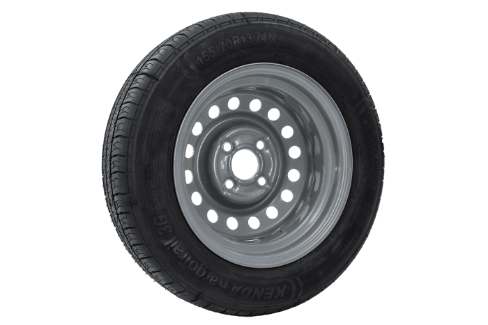 ROUE DE REMORQUE OUTLET PNEU KENDA 155/70 R13 74N JANTE KENDA 4Jx13&quot;H2 4x98 ET:30